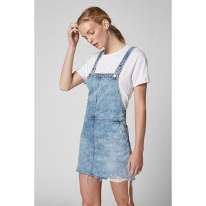BlankNYC denim overalls skirt